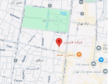 موقعیت دفتر مرکزی اندوکاپ